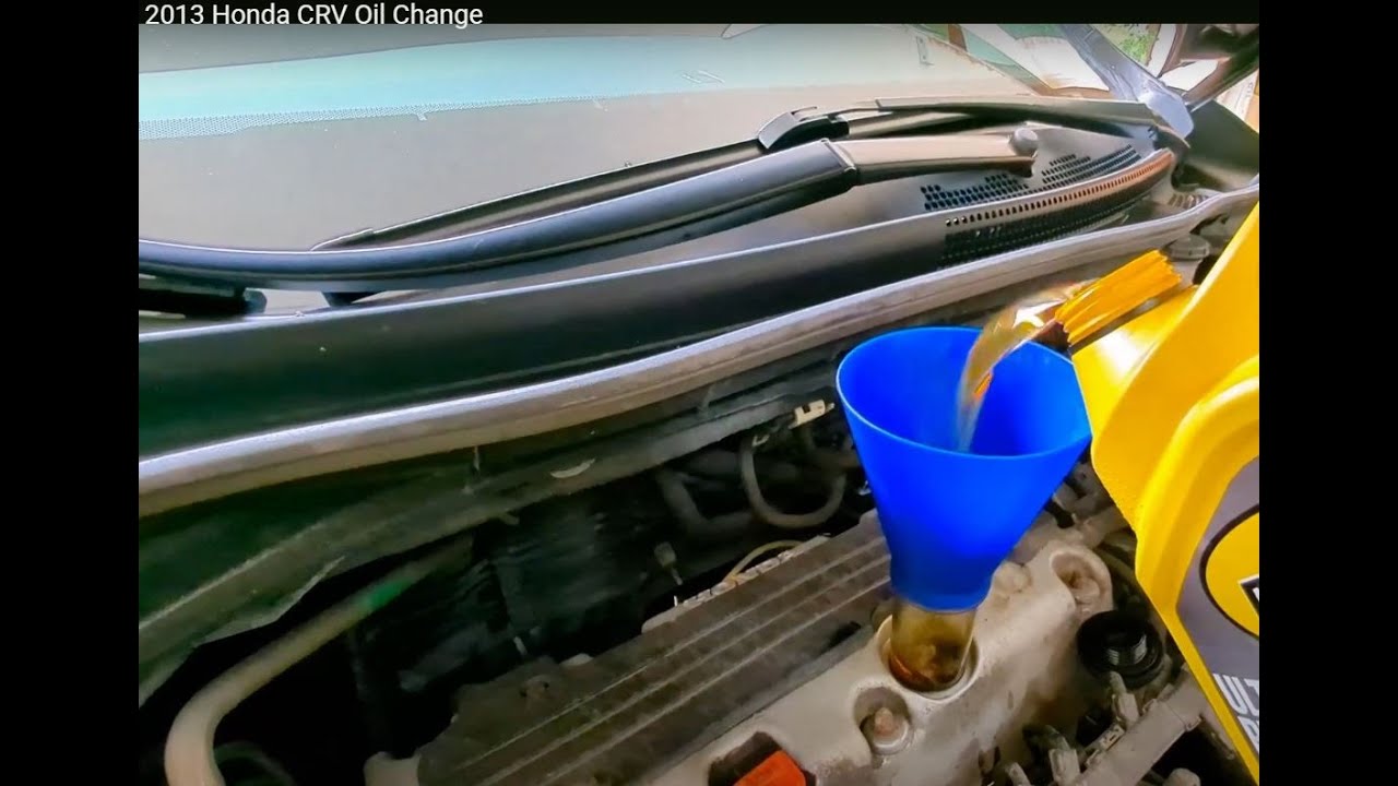2013 Honda CRV Oil Change