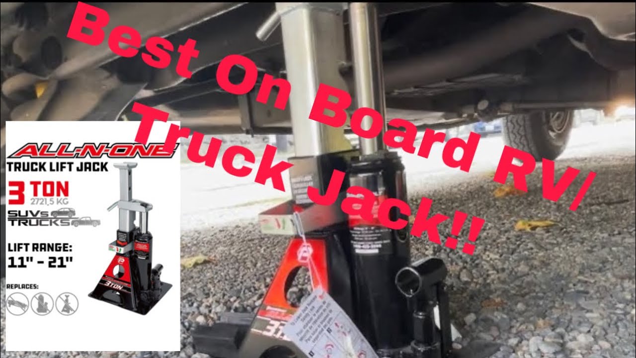 Power built 3 Ton All-in-One Bottle Jack: Best Jack to Have in your RV/Truck!!!