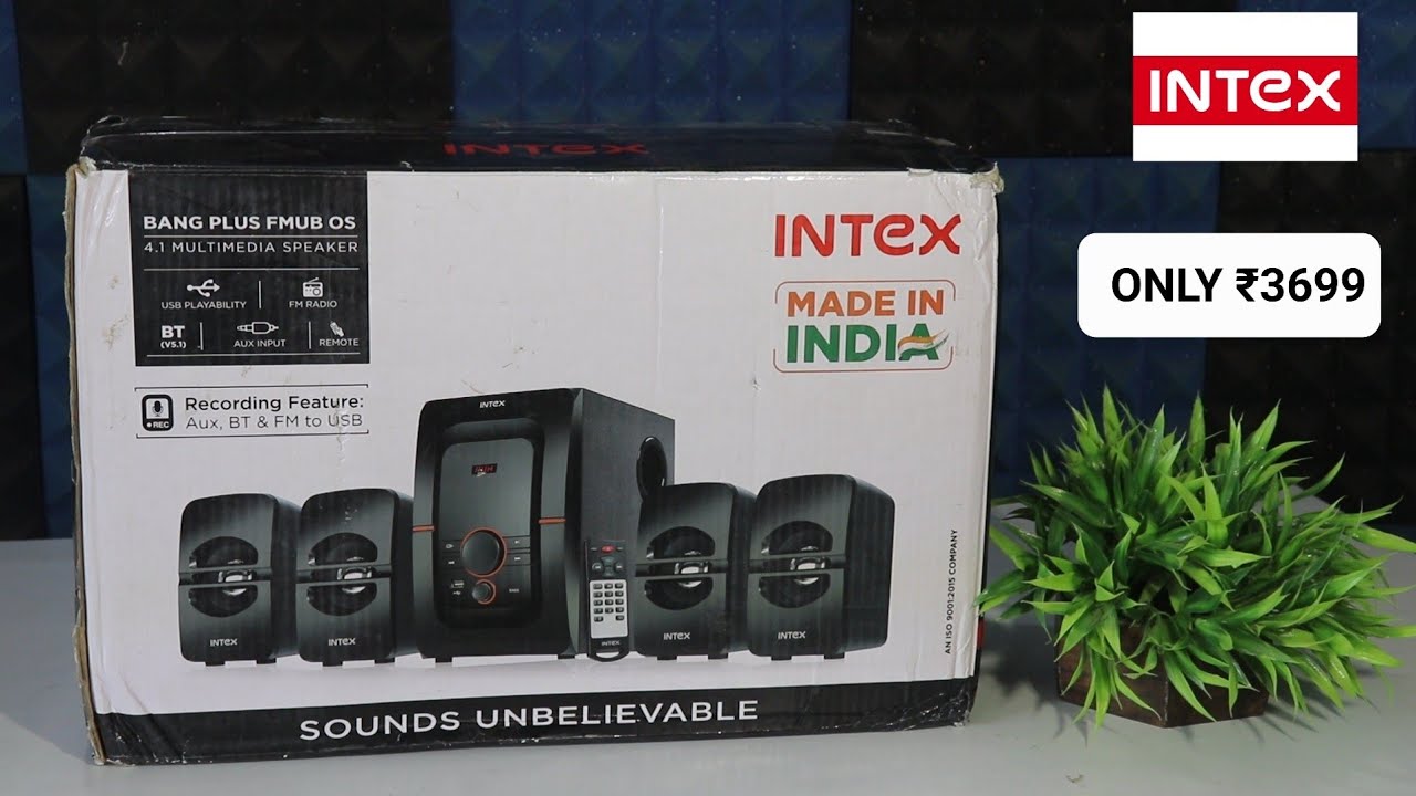Intex IT-XM BANG PLUS SUFB 78w 4.1 HOME THEATER⚡️UNBOXING REVIEW⚡️BEST HOME THEATER UNDER ₹4000