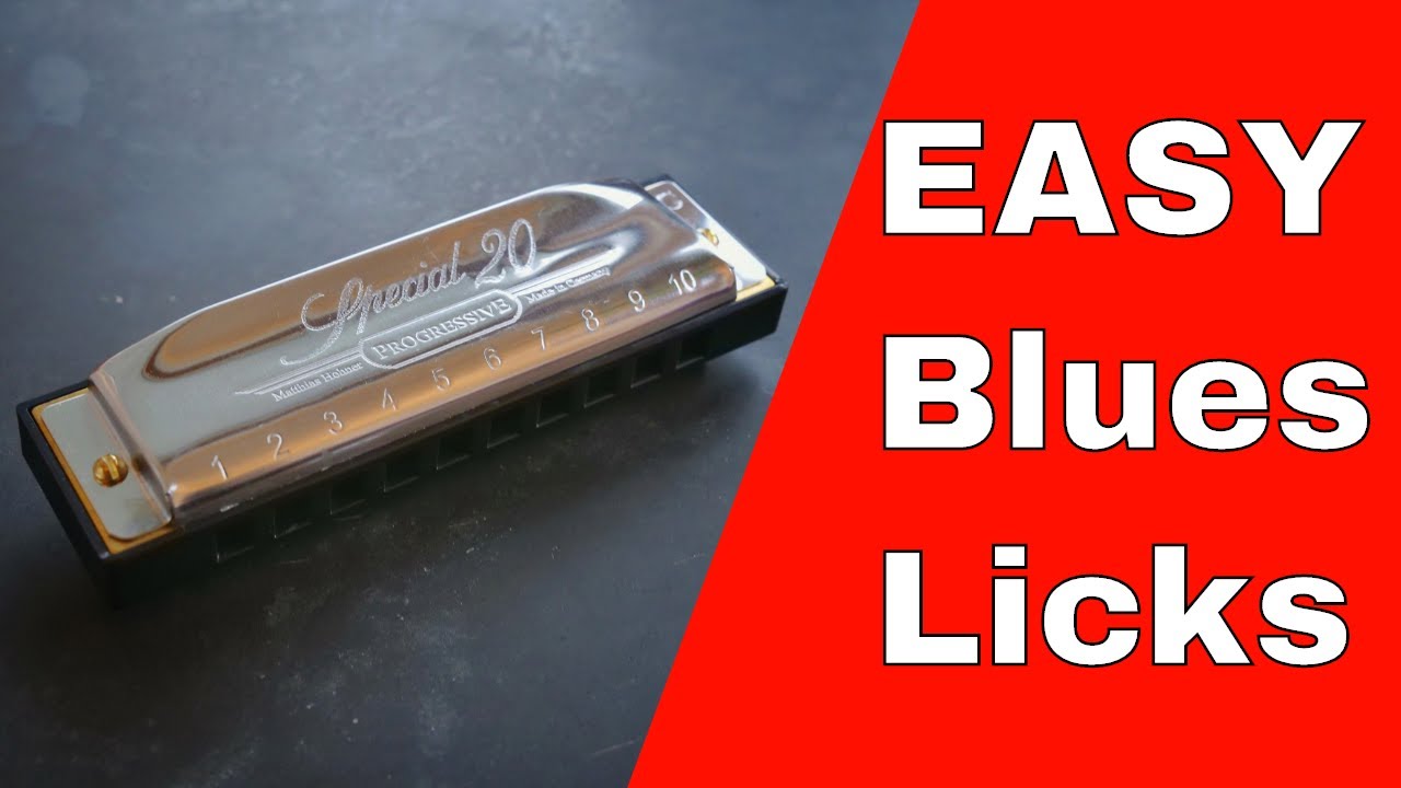 Three EASY Blues Harp Licks