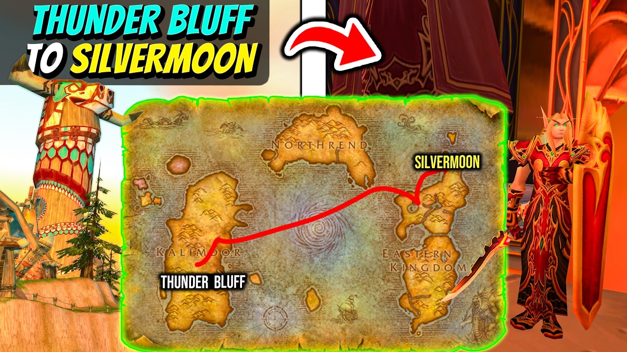 WOW WOTLK: How to Get from Thunder Bluff to Silvermoon