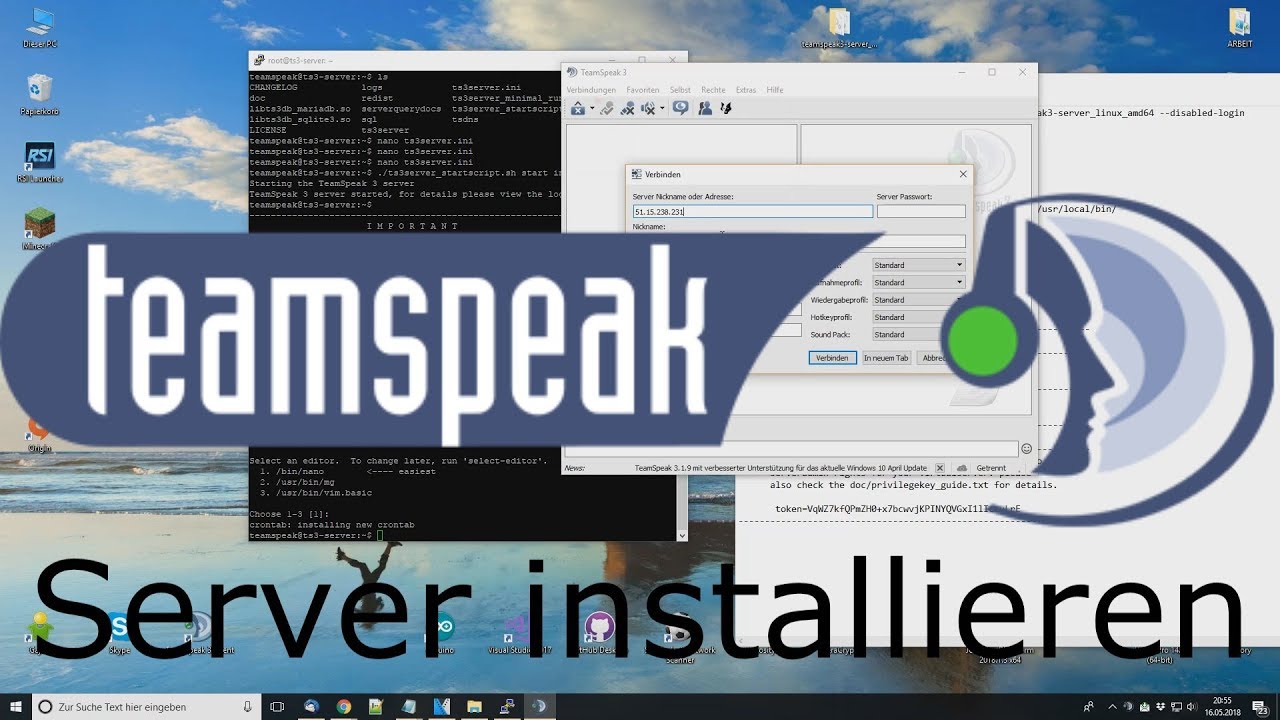 Teamspeak 3 Server unter Linux installieren (Günstiger als Nitrado und co)