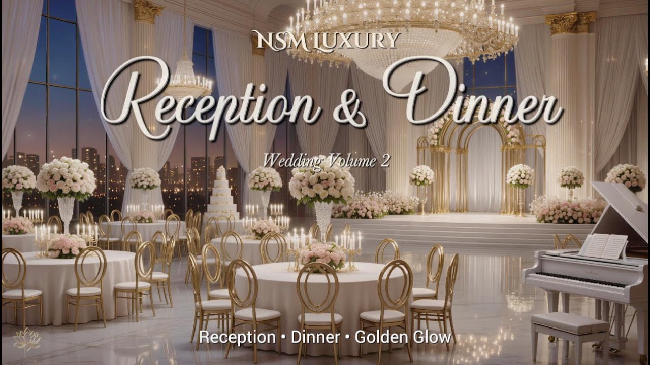 Wedding Reception Dinner Music &bull; Luxury Romantic Background | NSM Luxury