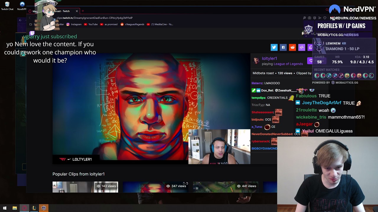 Nemesis and Tyler1 Roast Midbeast