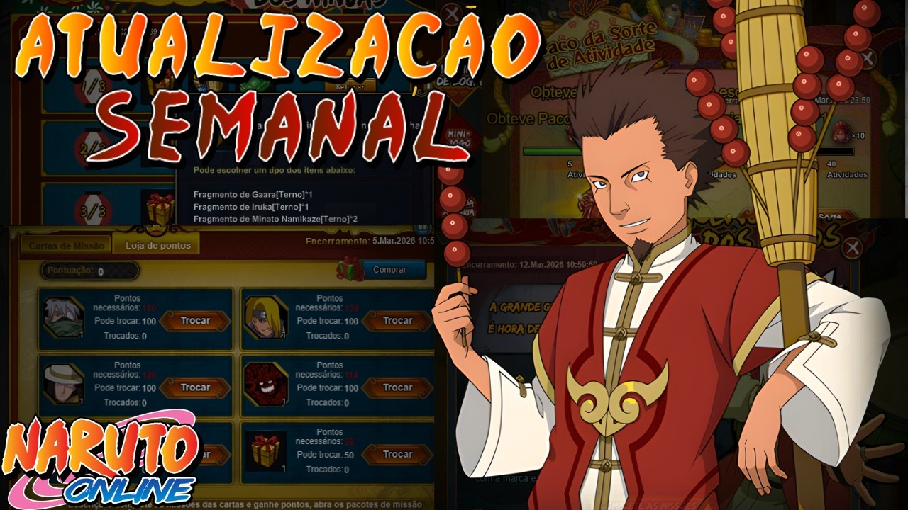 BORA CONFERIR OS EVENTOLAS QUE V&Atilde;O ESTAR CHEGANDO AMANH&Atilde;!- NARUTO ONLINE