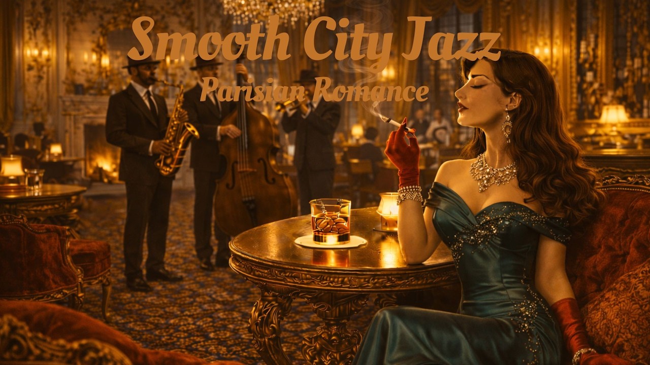 Parisian 1950s Instrumental Jazz 🇫🇷🎷 | Smooth Romantic French Jazz Lounge