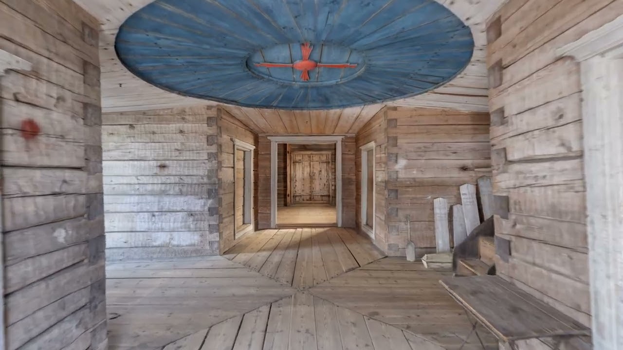 Petäjäveden vanhan kirkon 3D-malli - 3D model of Petäjävesi Old Church