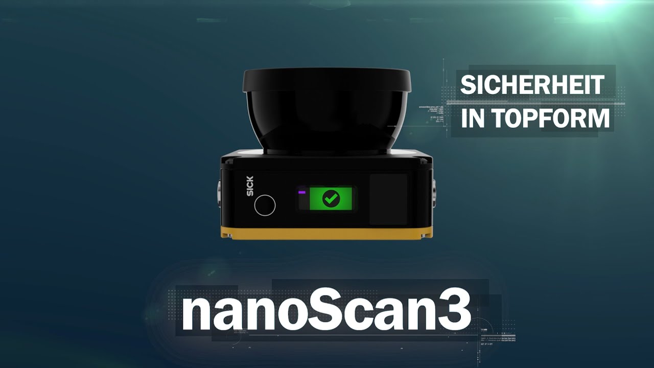 nanoScan3 von SICK: Weltweit kleinster Sicherheits-Laserscanner | SICK AG