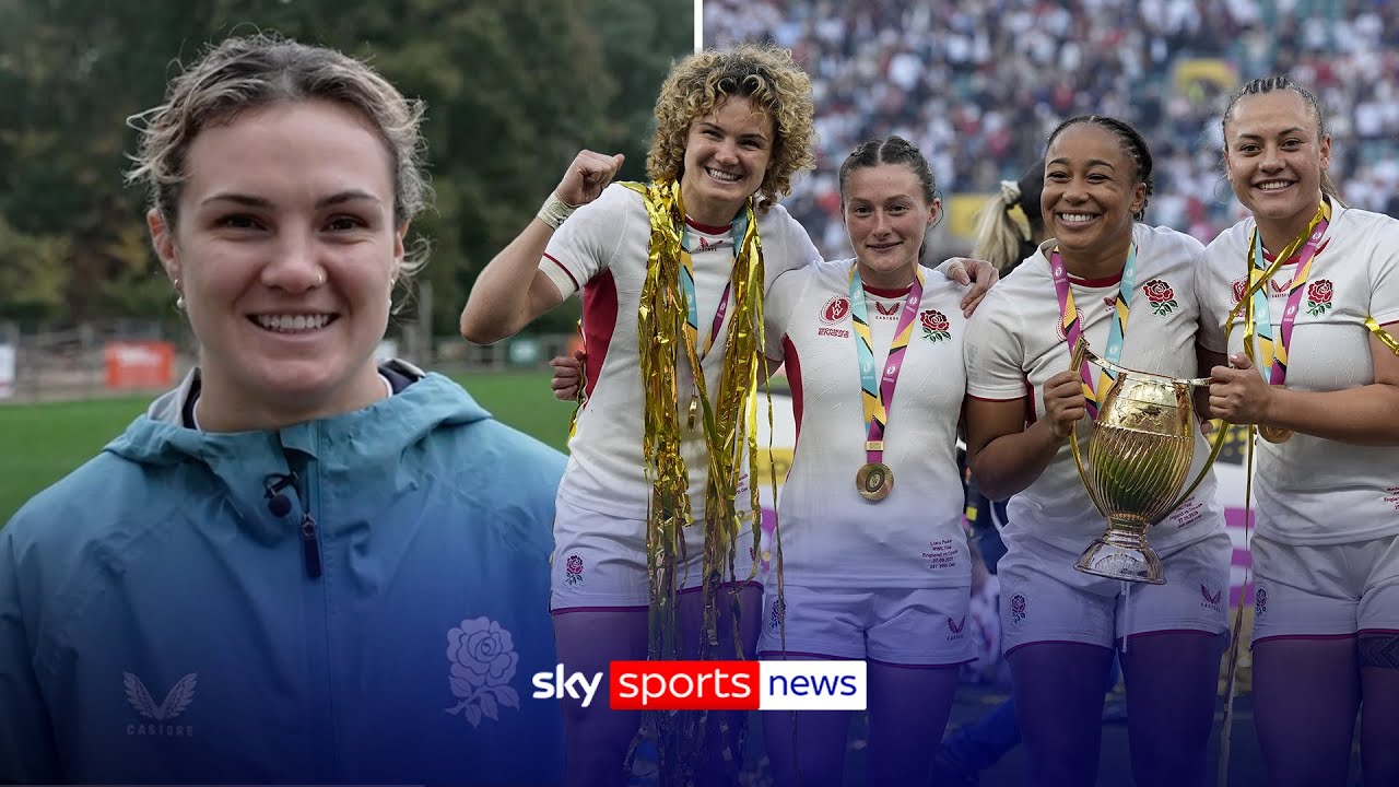 Ellie Kildunne reflects on England winning the Women's Rugby World Cup | 