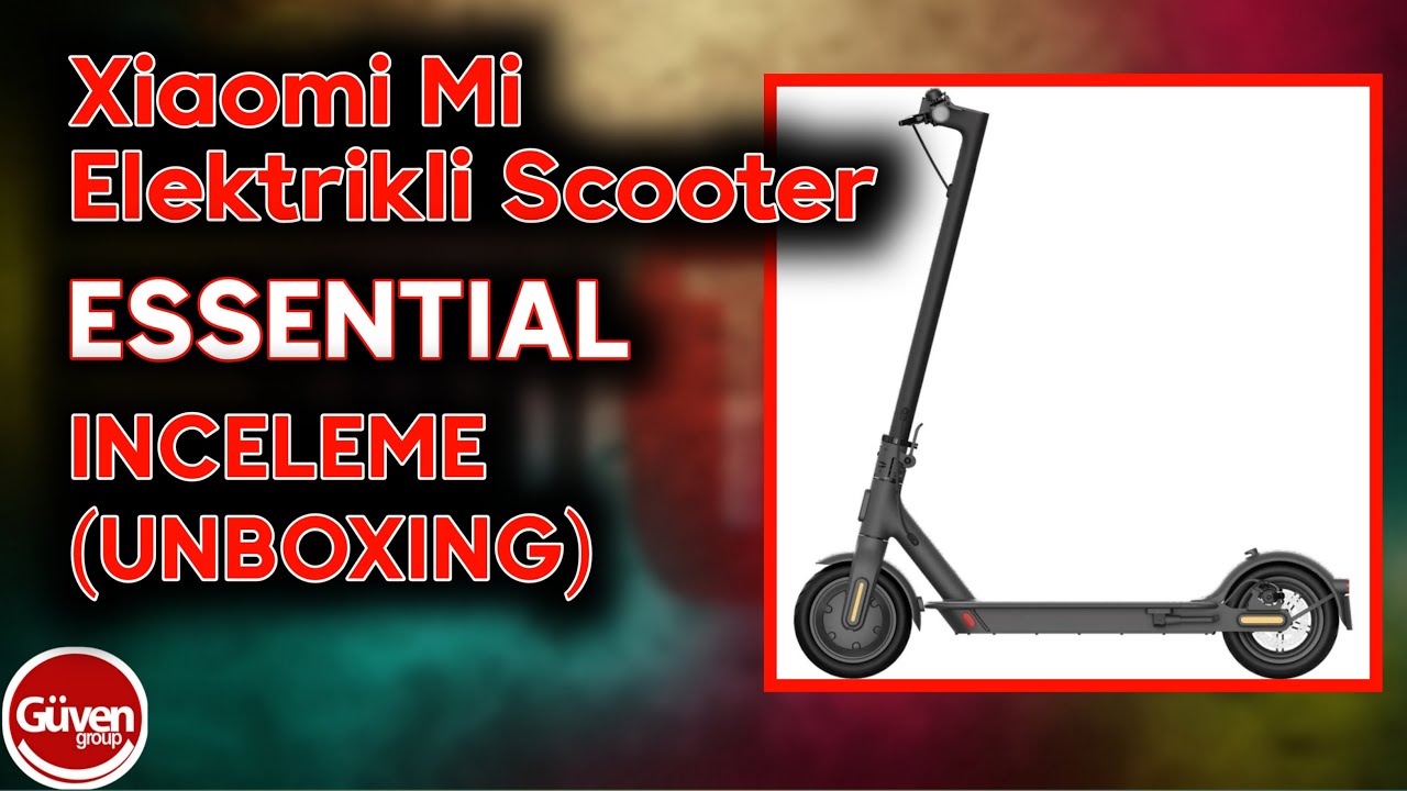 Xiaomi Mi Elektrikli Scooter Essential inceleme (unboxing)