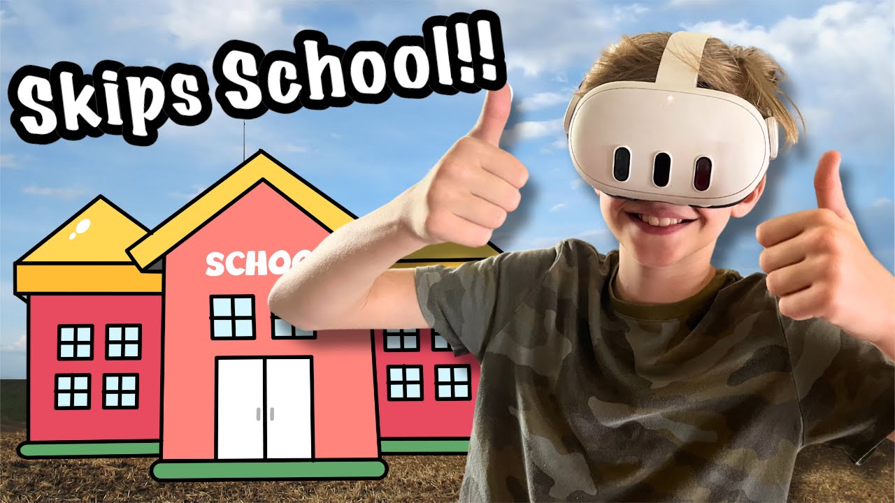 Kid Skips School to Play Oculus 3 | Cousins of Oh Shiitake Mushrooms