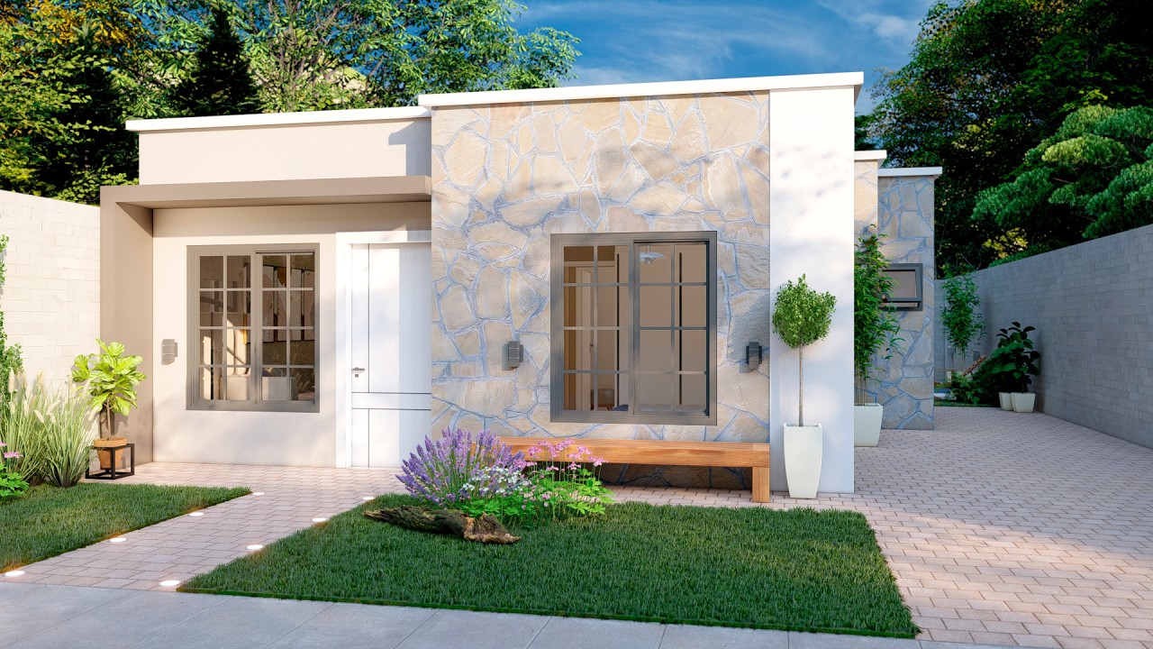 Casa Peque&ntilde;a y Econ&oacute;mica de 2 Habitaciones | 8x8 metros en Terreno de 10x20 m