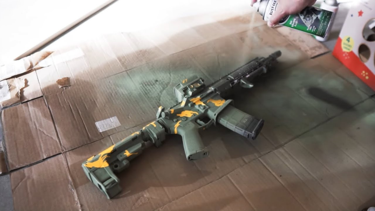 Spray Paint Your Rifle Like a PRO with Stencils!