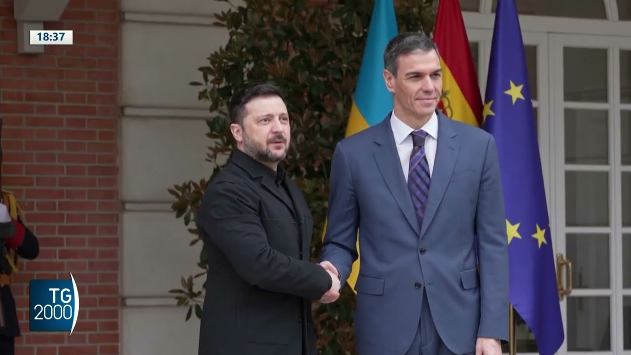 Ucraina, Zelensky da Sanchez dopo Starmer