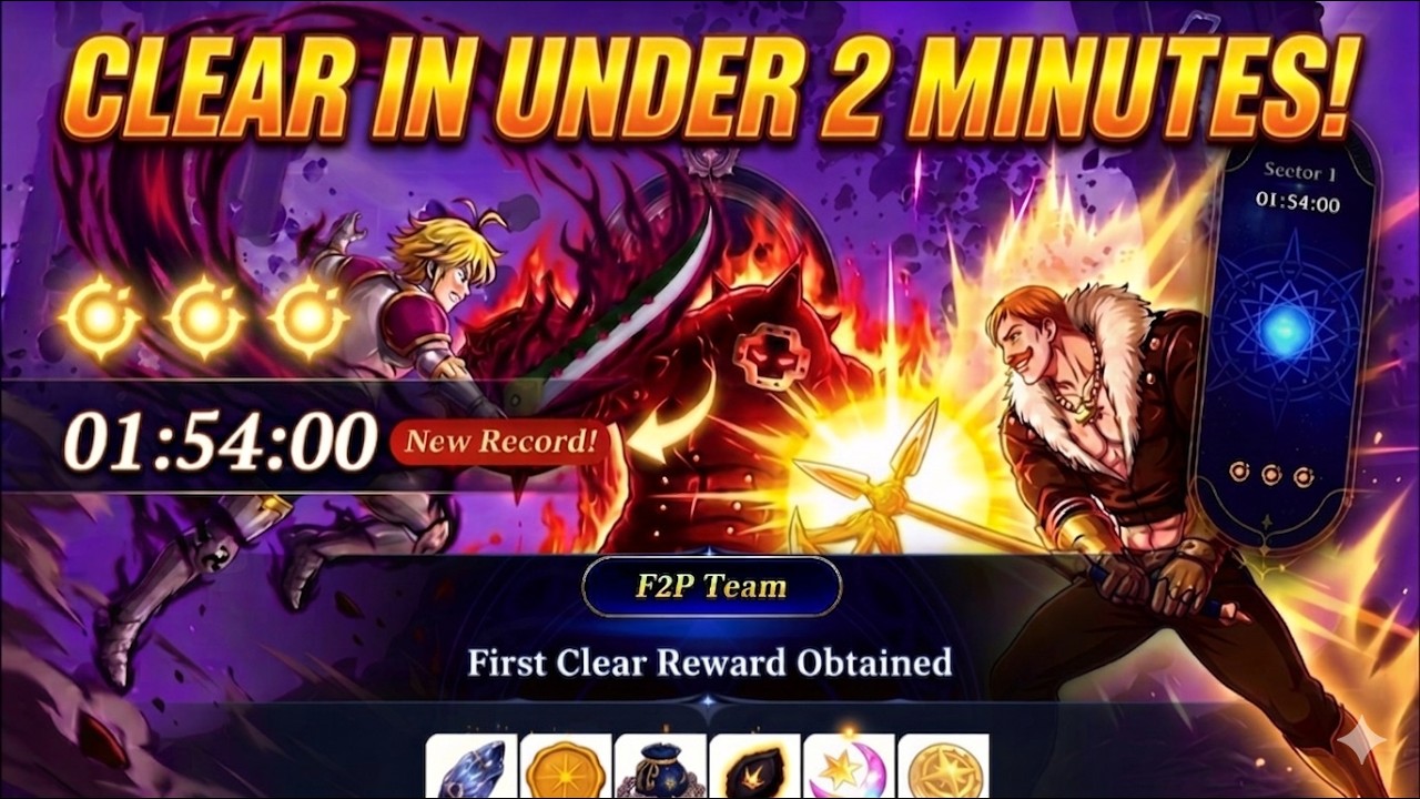 Meliodas & Escanor Gameplay - Timespace Junction Marmas Boss Fight | 7DS: Origin
