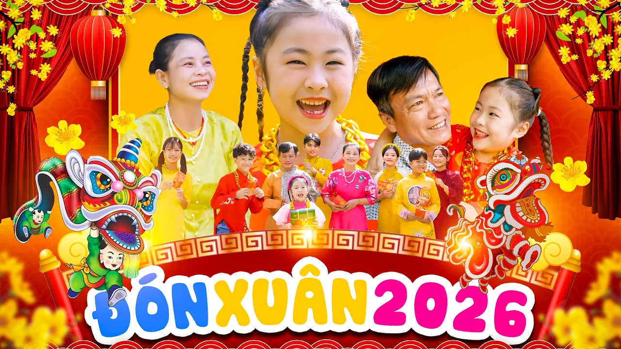 ĐÓN XUÂN 2026 - Lk Nhạc Tết Múa Lân Ông Địa Sôi Động Hay Nhất 2026 | Nhạc Thiếu Nhi Vui Nhộn 4K