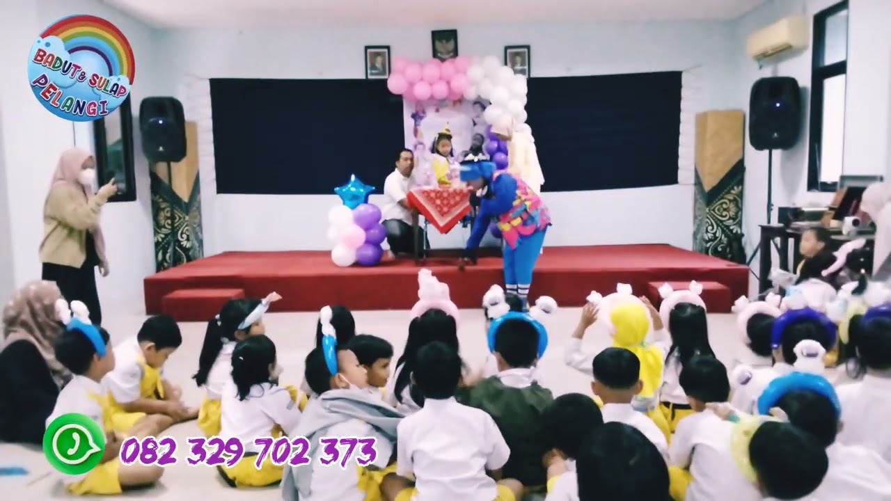Om Badut Sanggar Pelangi 🌈http://wa.me/6282329702373#badut #viral #semuaorang