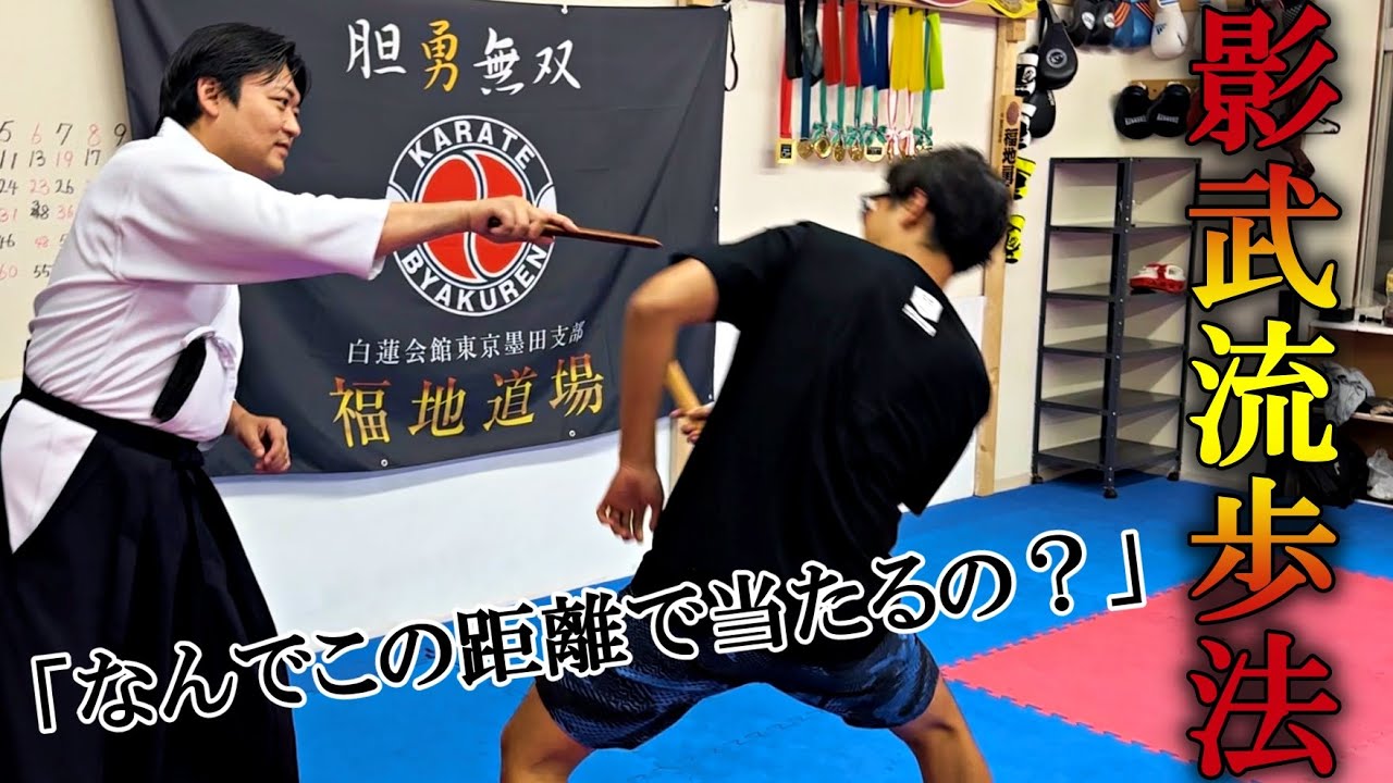 【何故当たる？】影武流の歩法×武器術が衝撃的過ぎた