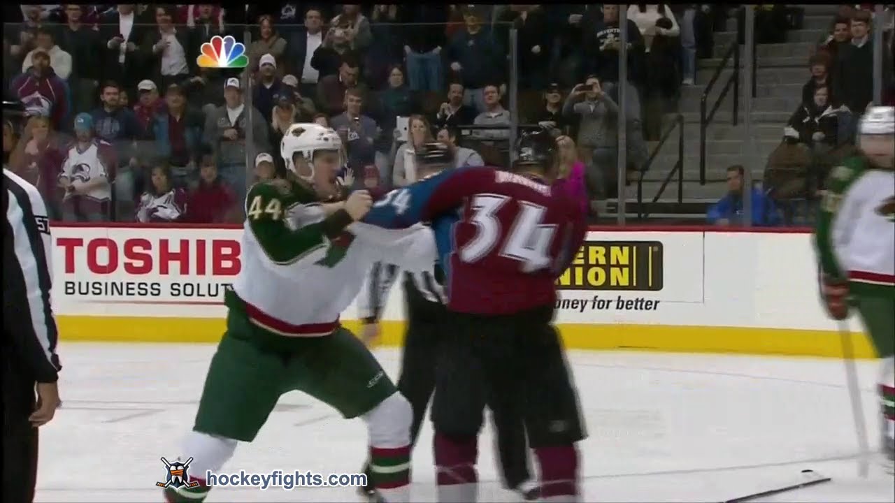Justin Falk vs Daniel Winnik Jan 24, 2012