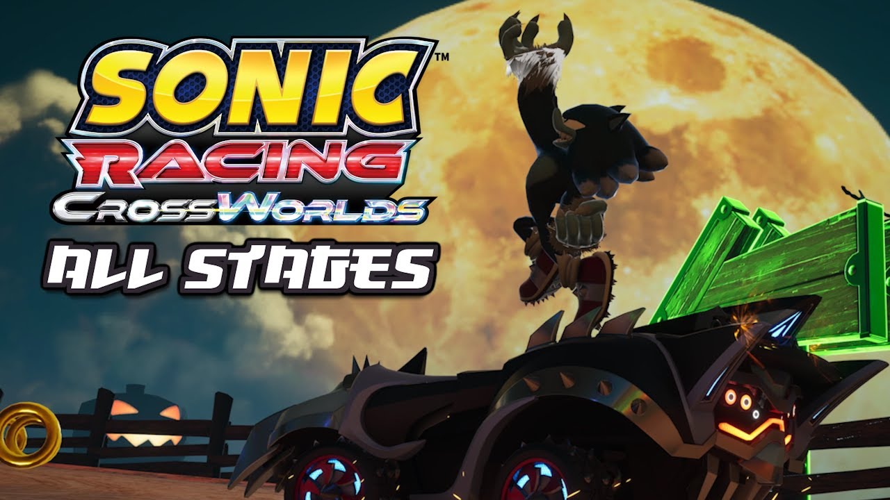 Sonic Racing: CrossWorlds Werehog All Stages (4K)