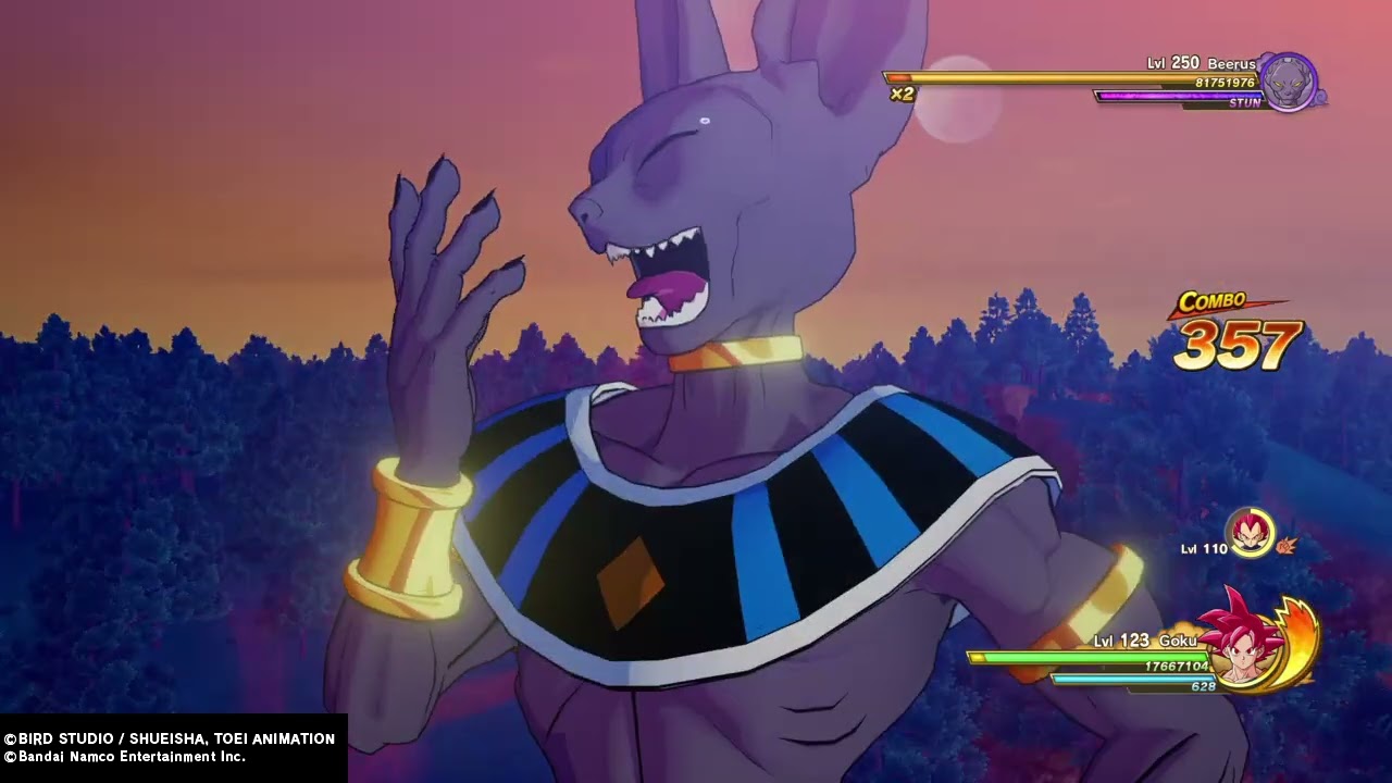 DRAGON BALL Z  KAKAROT Beerus Fight