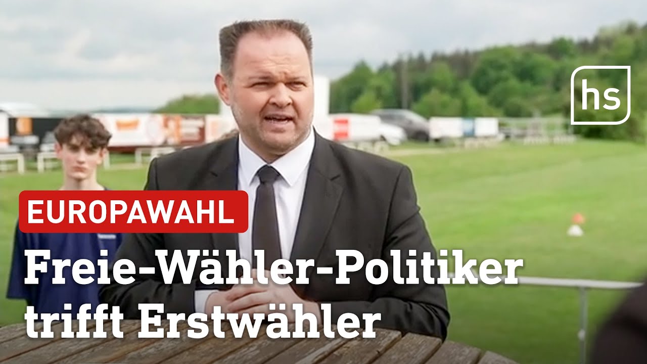 Engin Eroglu (Freie Wähler) spricht mit Erstwählern über Europa und die Türkei | hessenschau