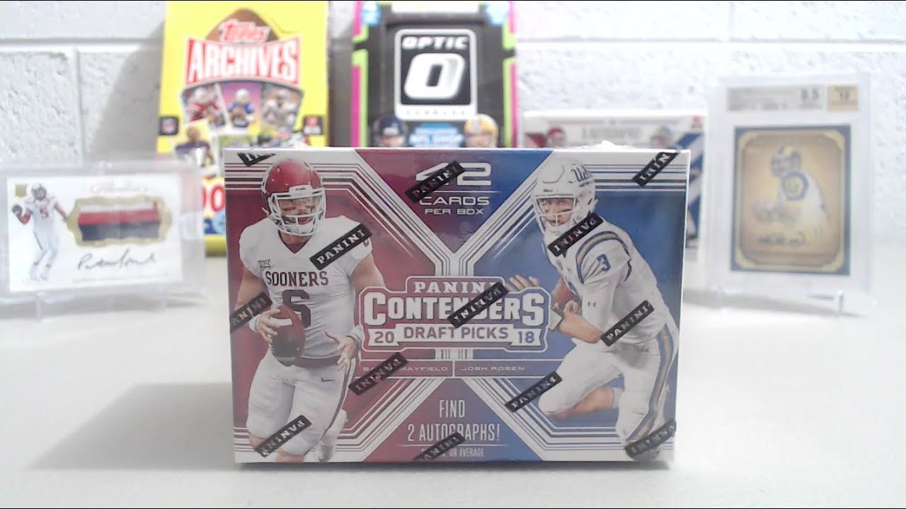 2018 Panini Contenders Draft Picks Blaster Box ** 2 Autos! **