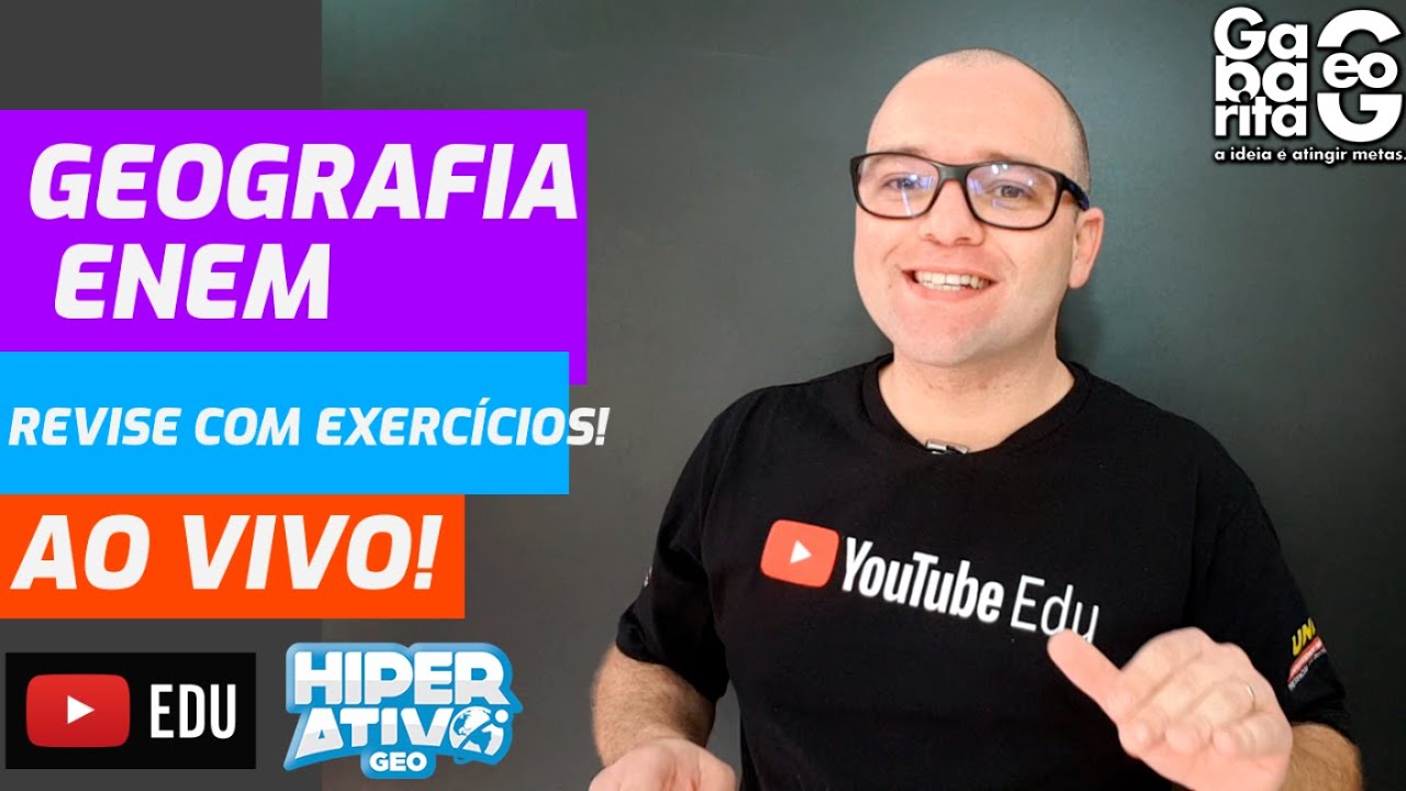 🔴 REVISÃO AO VIVO | Geografia Pro ENEM | RESOLUÇÃO DAS QUESTÕES 2017