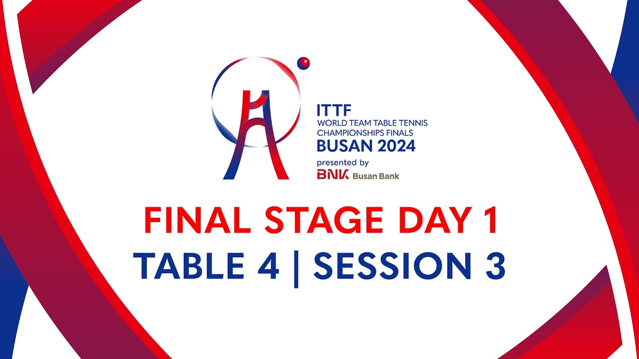 LIVE! | T4 | Day 6 | ITTF World Team Table Tennis Championships Finals Busan 2024 | CRO vs JPN (F)