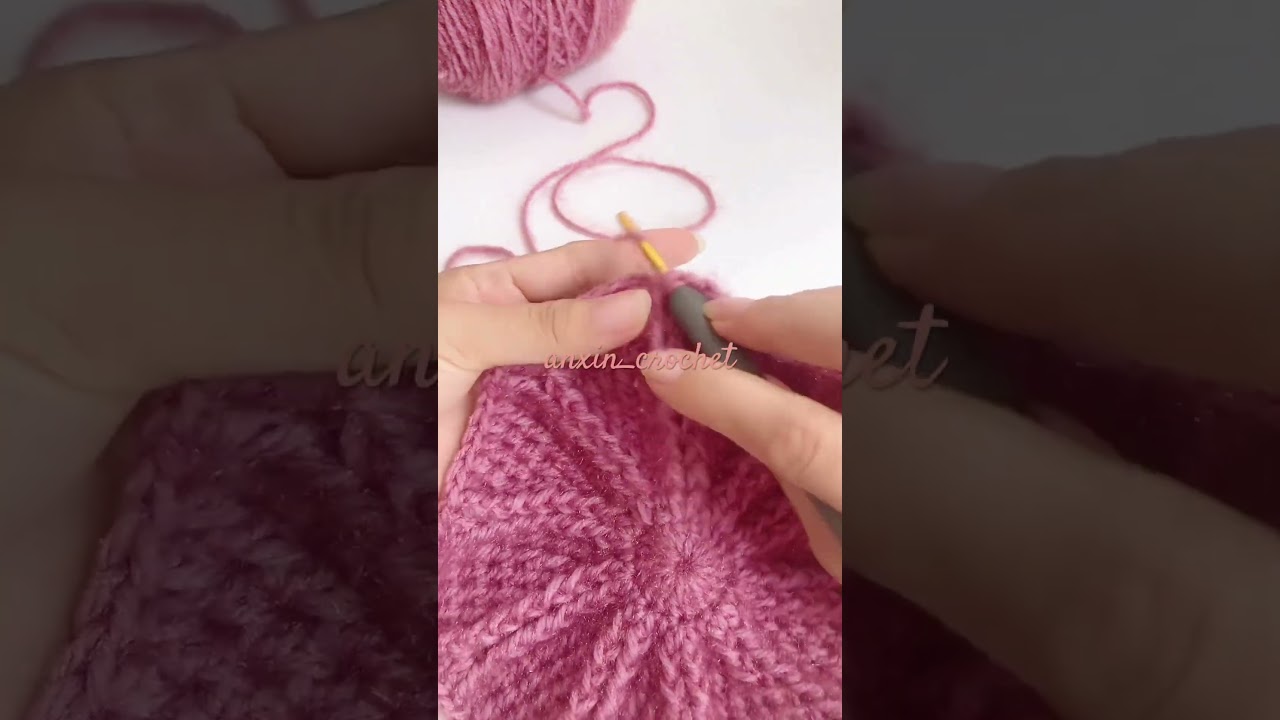 Crochet hat stitch #crochetpatterns #knithatpattern #crochetwinterhat