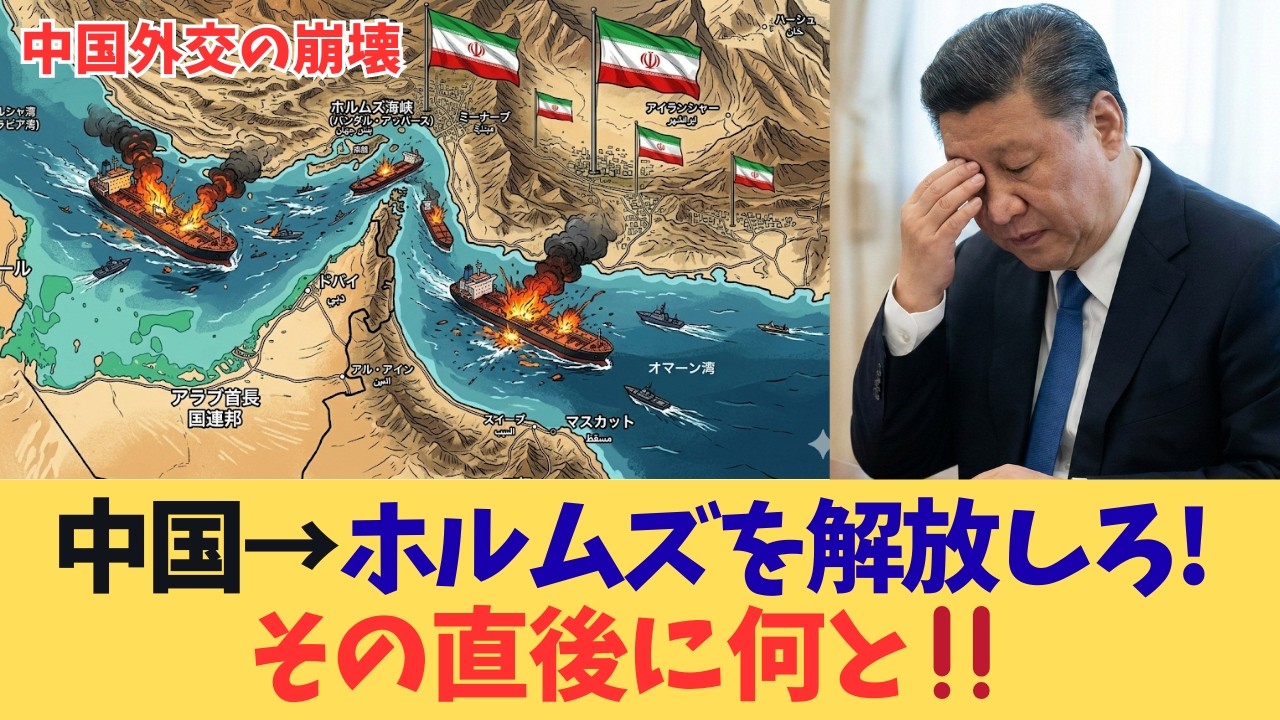 【イランでの誤算】ホルムズ海峡封鎖→中国「今すぐ解除しろ！」→イラン海軍「封鎖」www サウジの裏切りで覇権国が完全崩壊