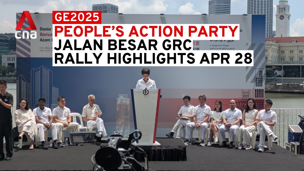 GE2025: People's Action Party rally for Jalan Besar GRC on Apr 28 | Highlights