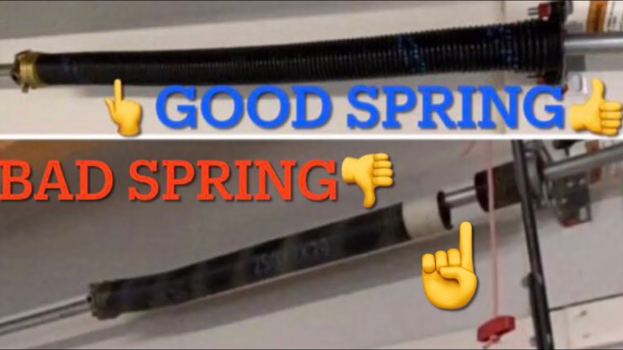 GARAGE DOOR WONT OPEN W/OPENER OR MANUALLY HOW TO REPLACE A BROKEN SPRING SINGLE/DUALW/ HELPFUL TIPS