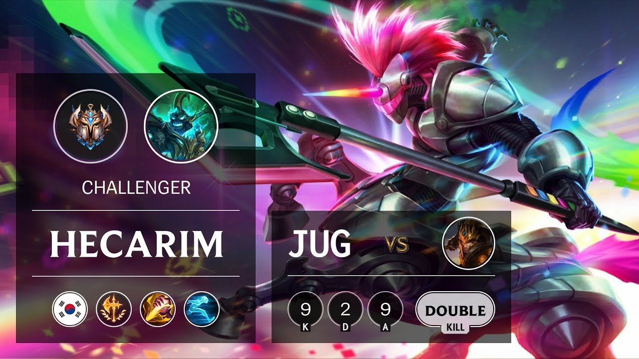 Hecarim Jungle vs Jarvan IV - KR Challenger Patch 9.14