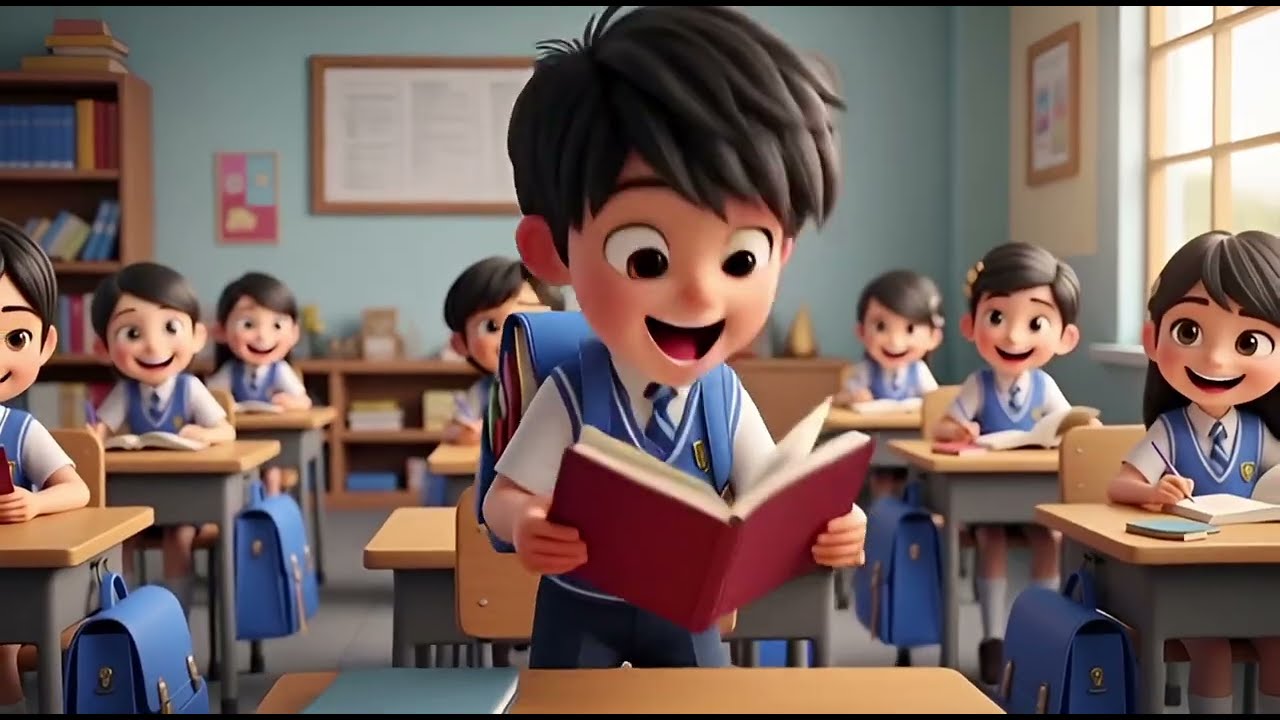 FIRST DAY OF SCHOOL 🏫 | EXCITING BACK TO SCHOOL STORY FOR KIDS | #cartoon 
