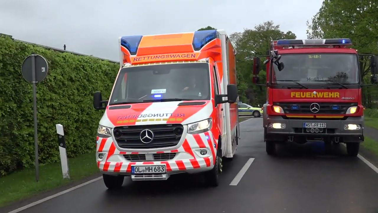 55-Jähriger wird in Rastede bei Autounfall schwer verletzt