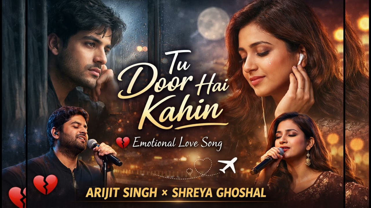 Tu Door Hai Kahin 😢 | Emotional Love Song | Arijit Singh & Shreya Ghoshal Style