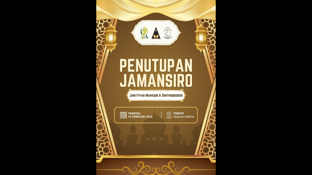 🔴LIVE PENUTUPAN DAN PELANTIKAN JAM'IYAH WISMA MUALIMIN HASYIM ASY'ARI