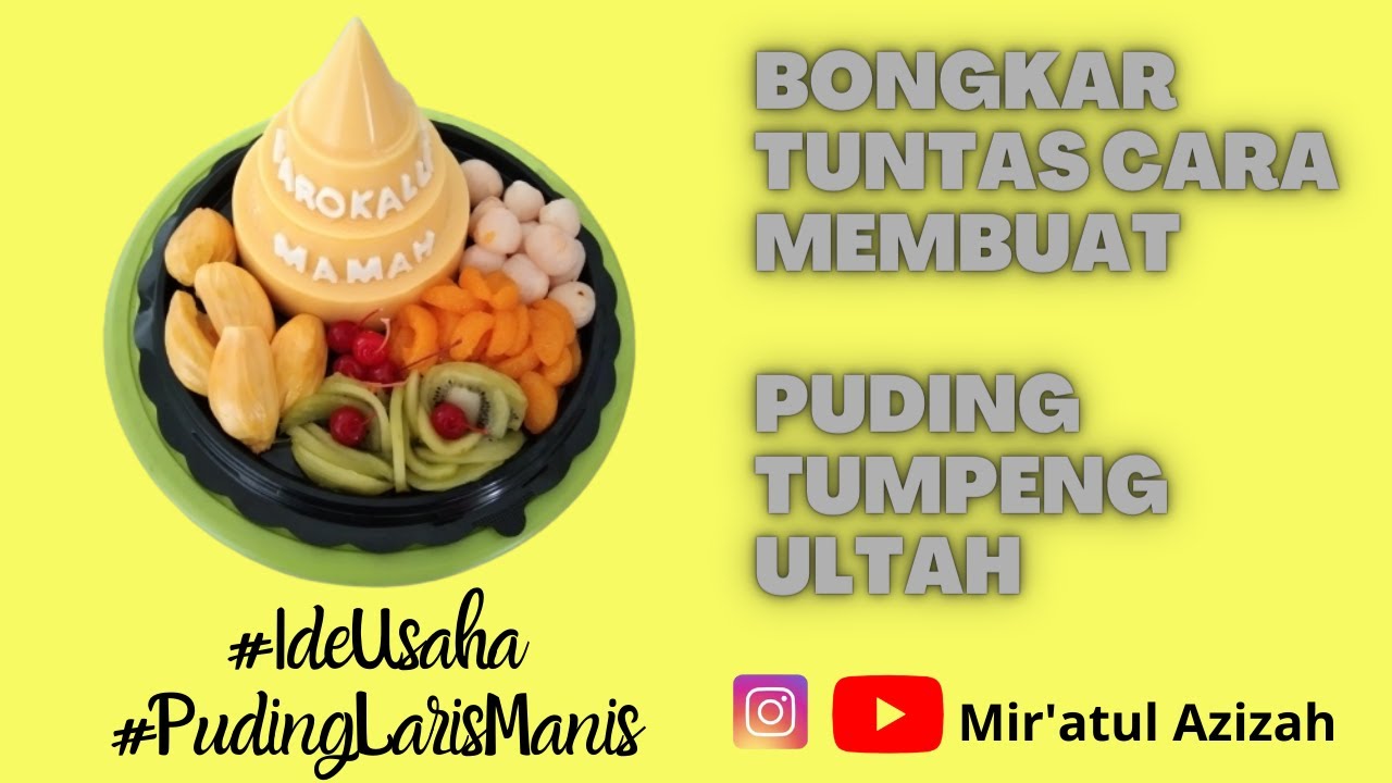 PUDING TUMPENG | PUDING ULANG TAHUN #NutriPreneur