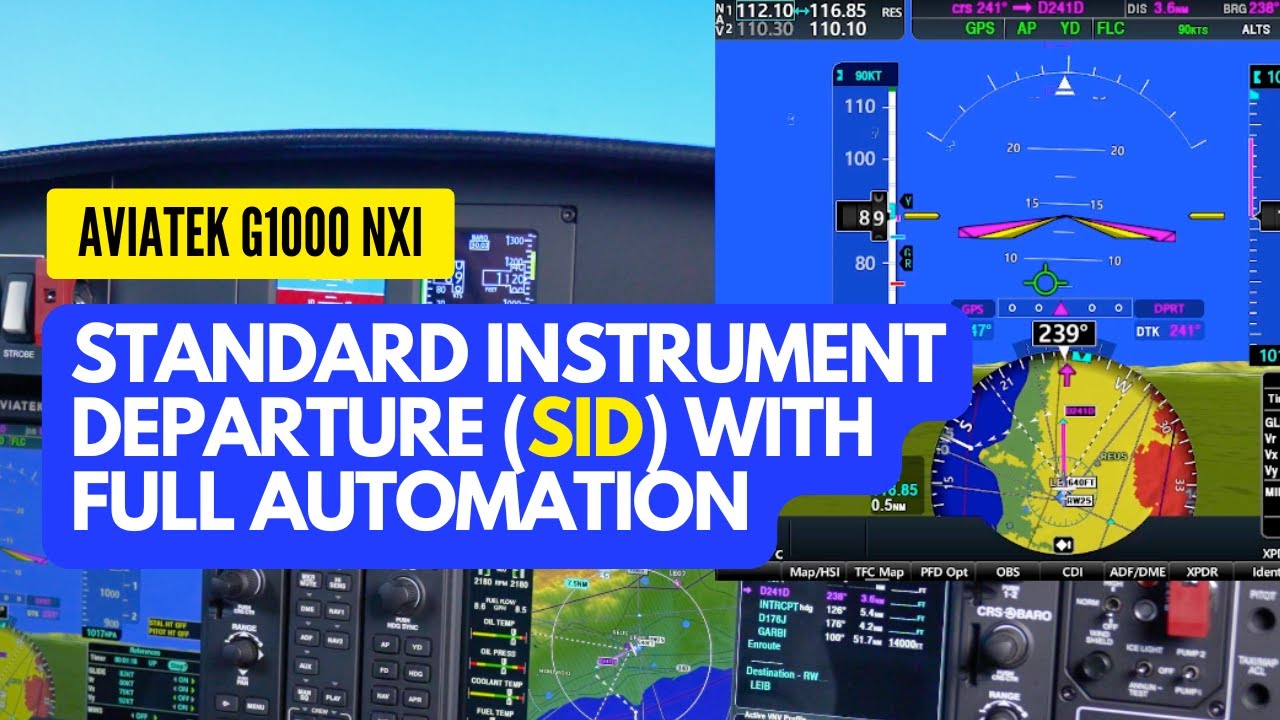 Master IFR Departures: Fly a SID on Autopilot with G1000 NXi!