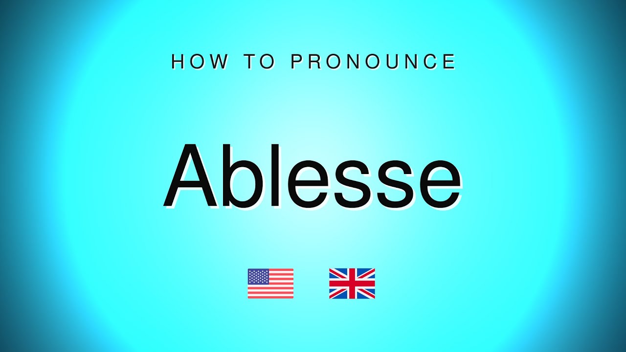 Как произносится Ablesse | Правильное произношение Ablesse