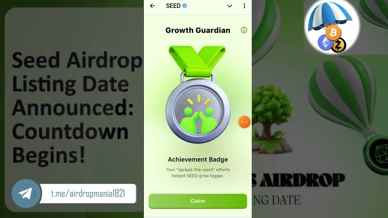 Seed 100% AirDrop Claim 3 Tasks | Seed Airdrop Withdrawal Now @Crypto_Daniel1