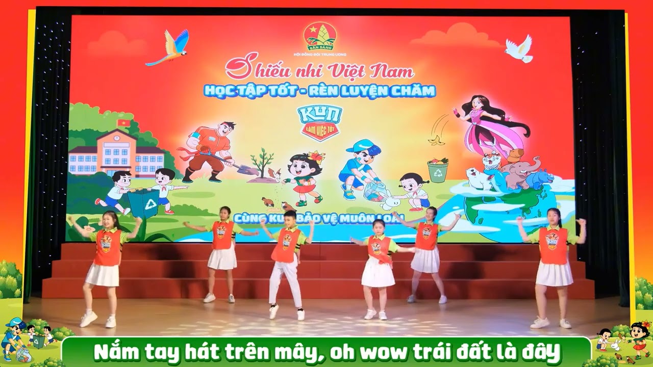 ĐỒNG DIỄN SÂN TRƯỜNG 2026: CÙNG KUN BẢO VỆ MUÔN LOÀI (NHỊP ĐIỆU CHẬM DỄ TẬP)