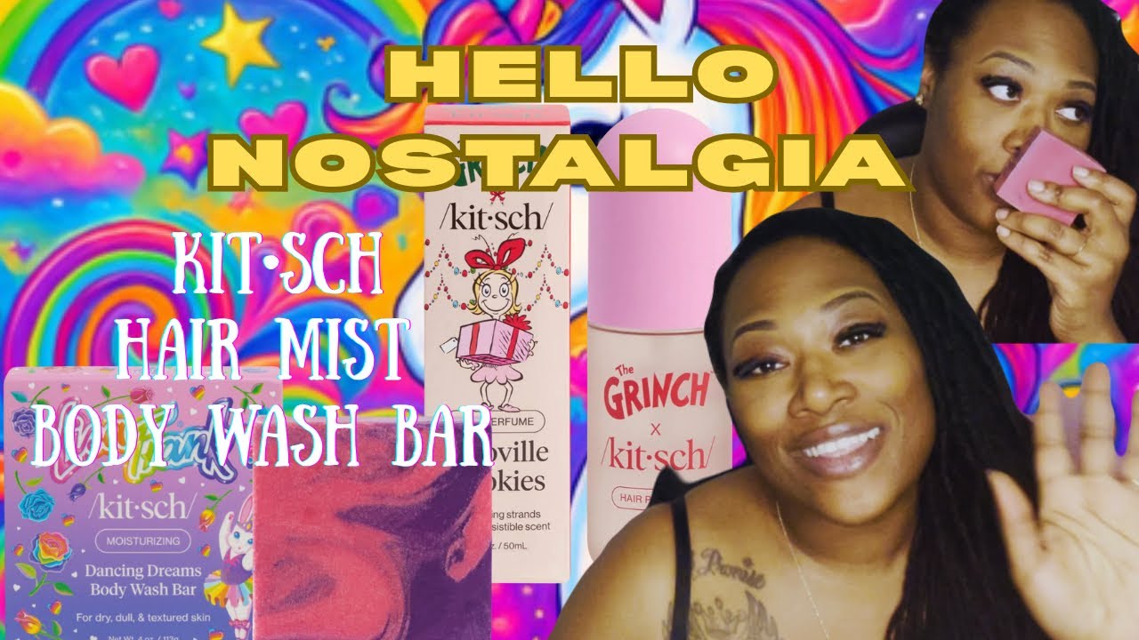 Kit•sch products that give Nostalgia | Whoville cookies hair mist | Lisa Frank Body wash bar
