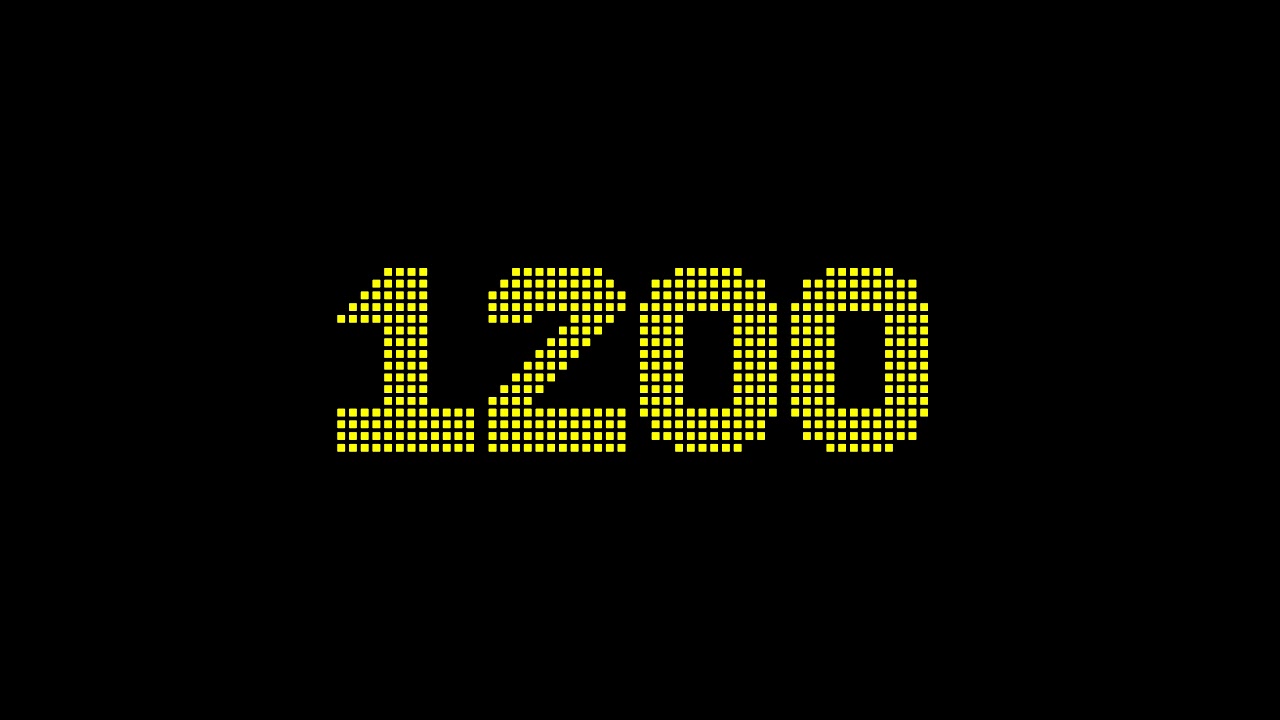 2400 seconds countdown timer with full zero second