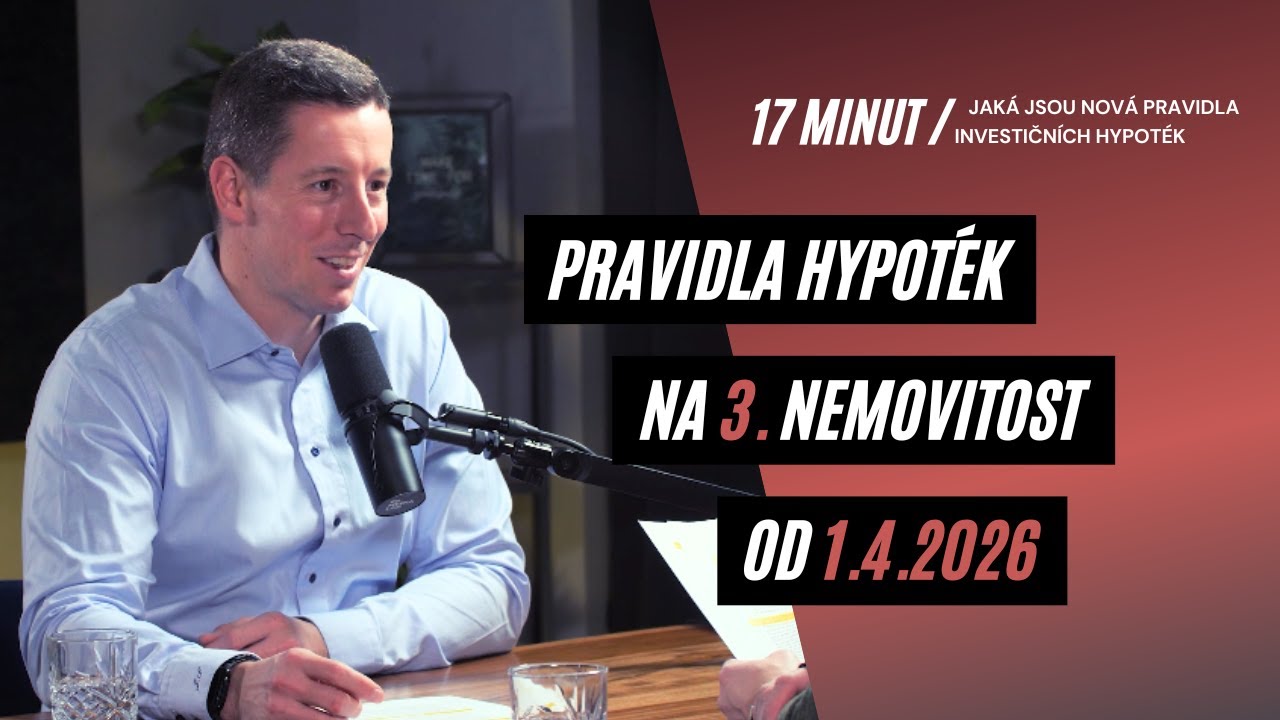 Nová pravidla hypoték na investiční nemovitosti od 1.4.2026