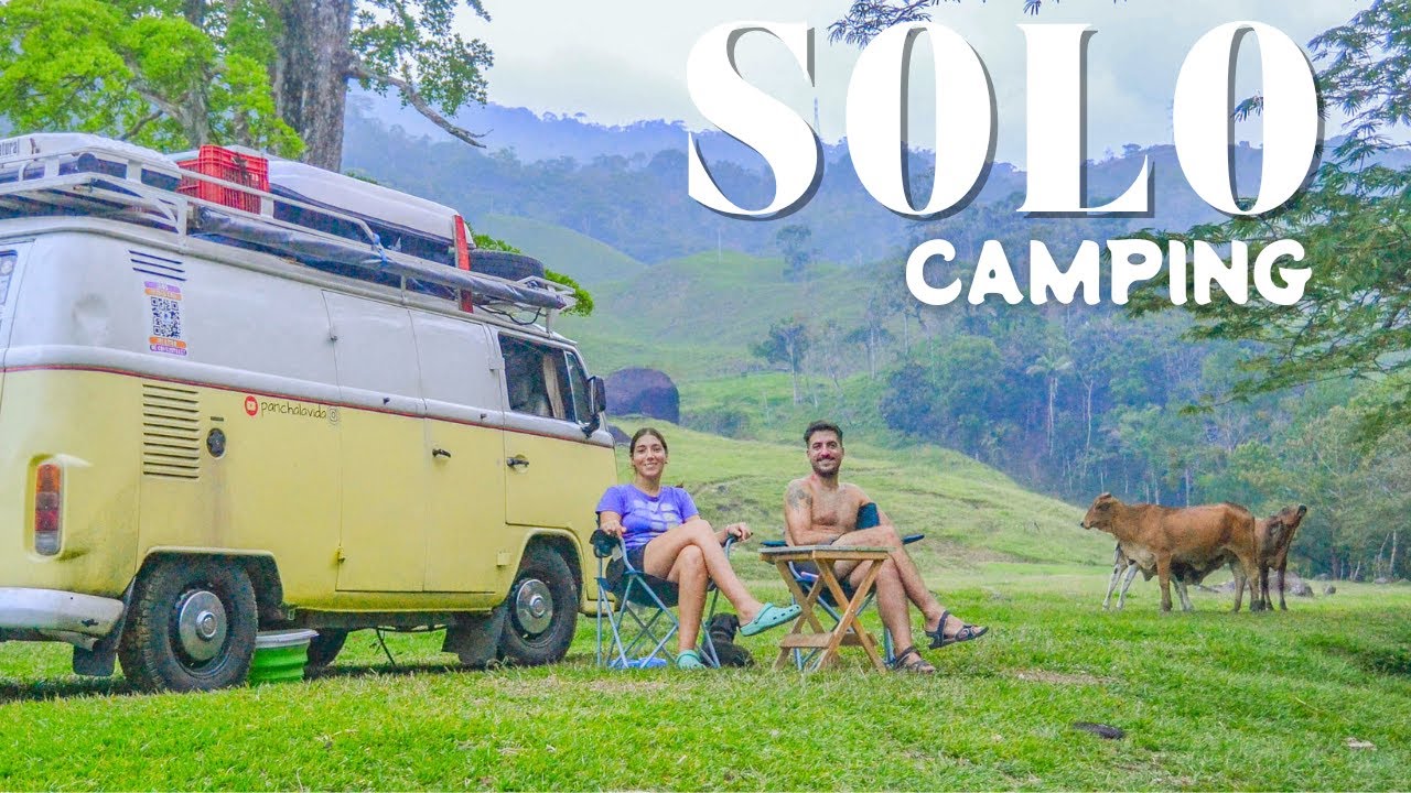 🏕️ CAMPING en la MONTAÑA en la VW KOMBI | VAN LIFE | RUTA CONFORTABLE | ASMR