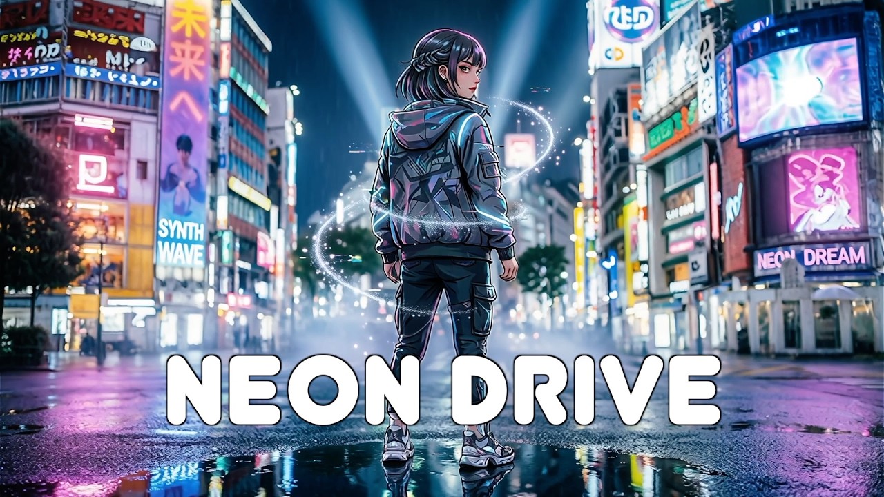 Neon Drive Tokyo EDM Night Vibes