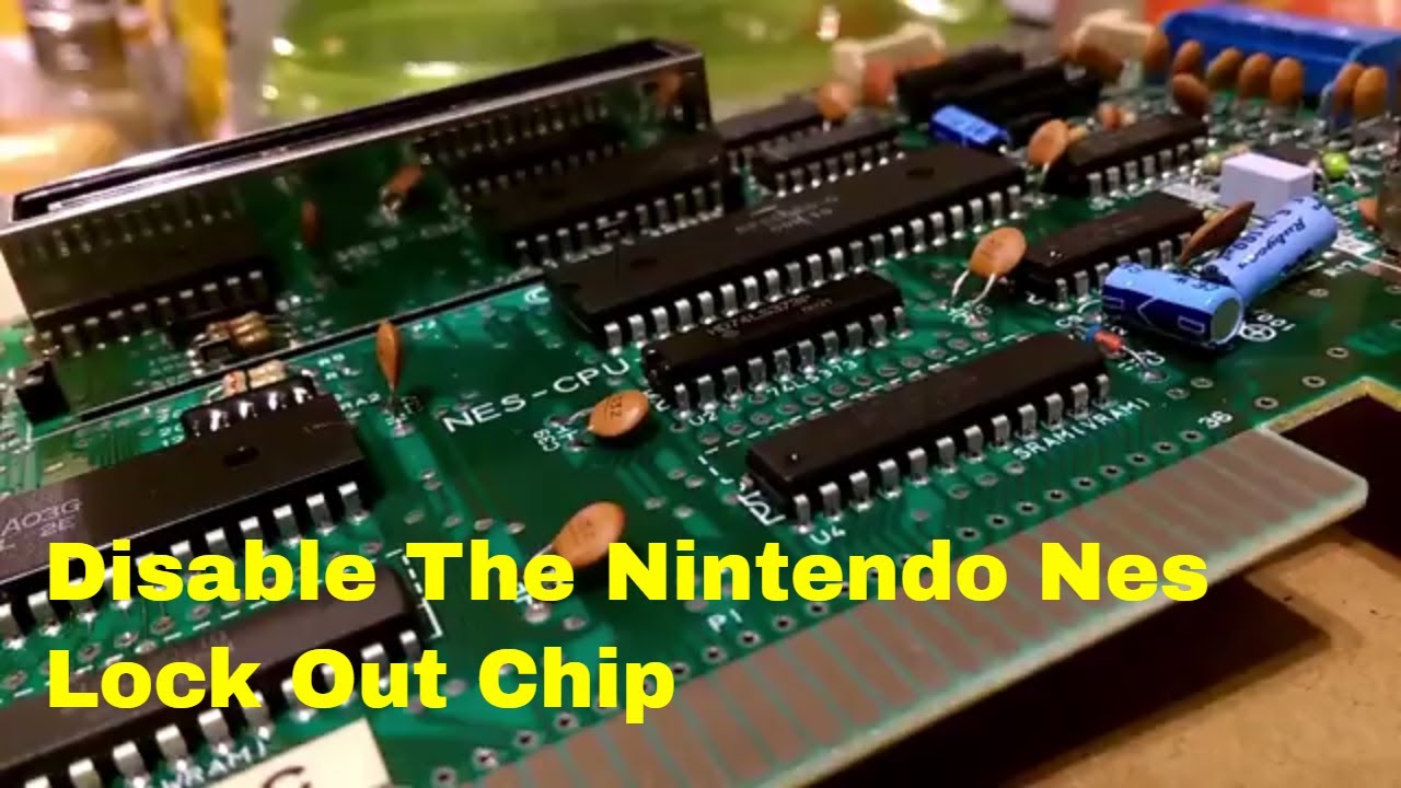 Disable Nintendo NES Lock Out Chip | Fix Blinking Light | 10NES Chip | How To