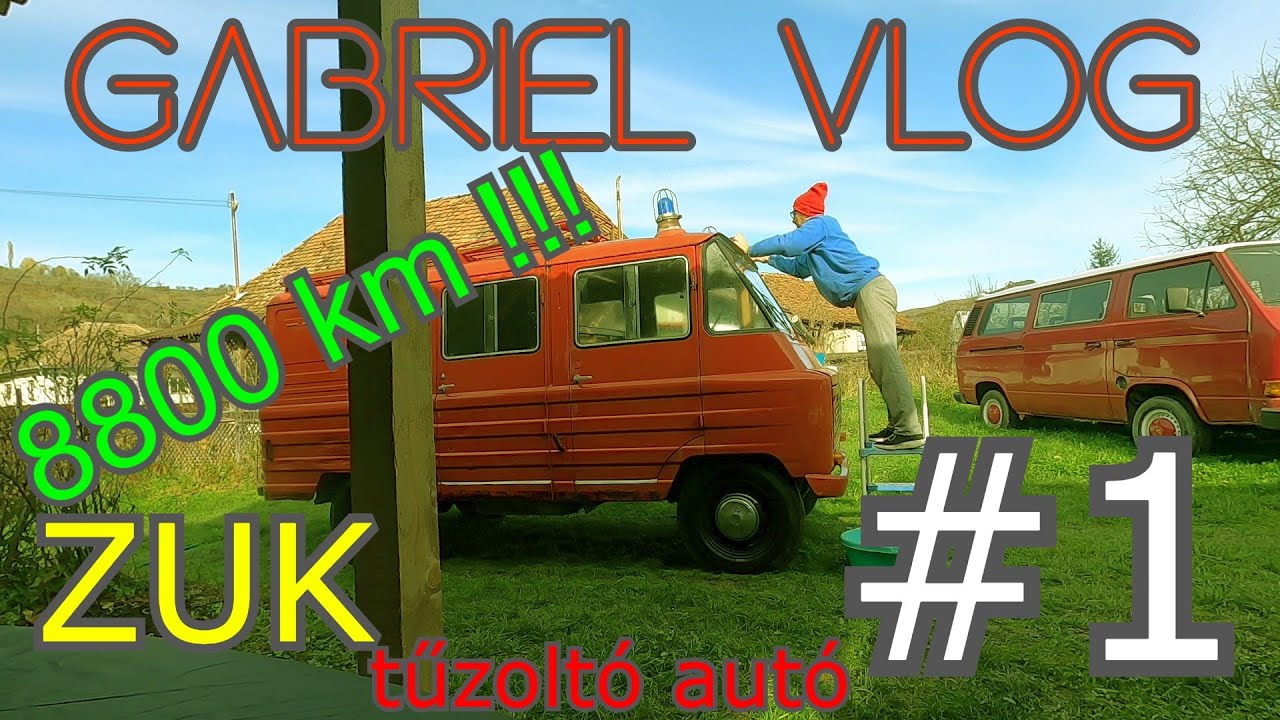 ZUK - #1 - Találtunk egy ZUK tűzoltó autót 8800 km.-ben. Ez lehetséges? Gabriel Vlog - Retro Garage